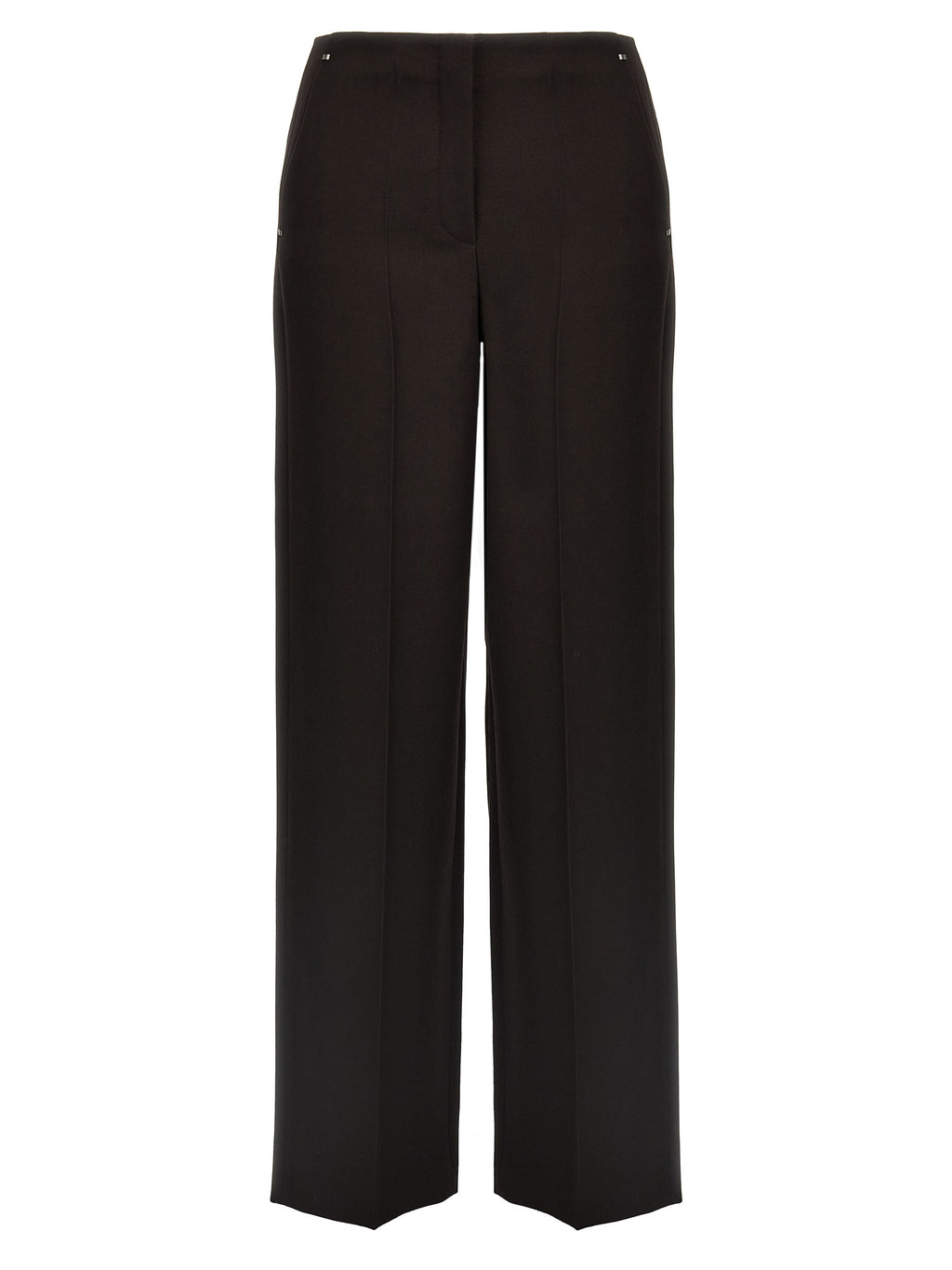 Lila Hose aus reiner Schurwolle