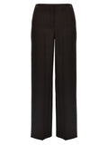 Lila Hose aus reiner Schurwolle