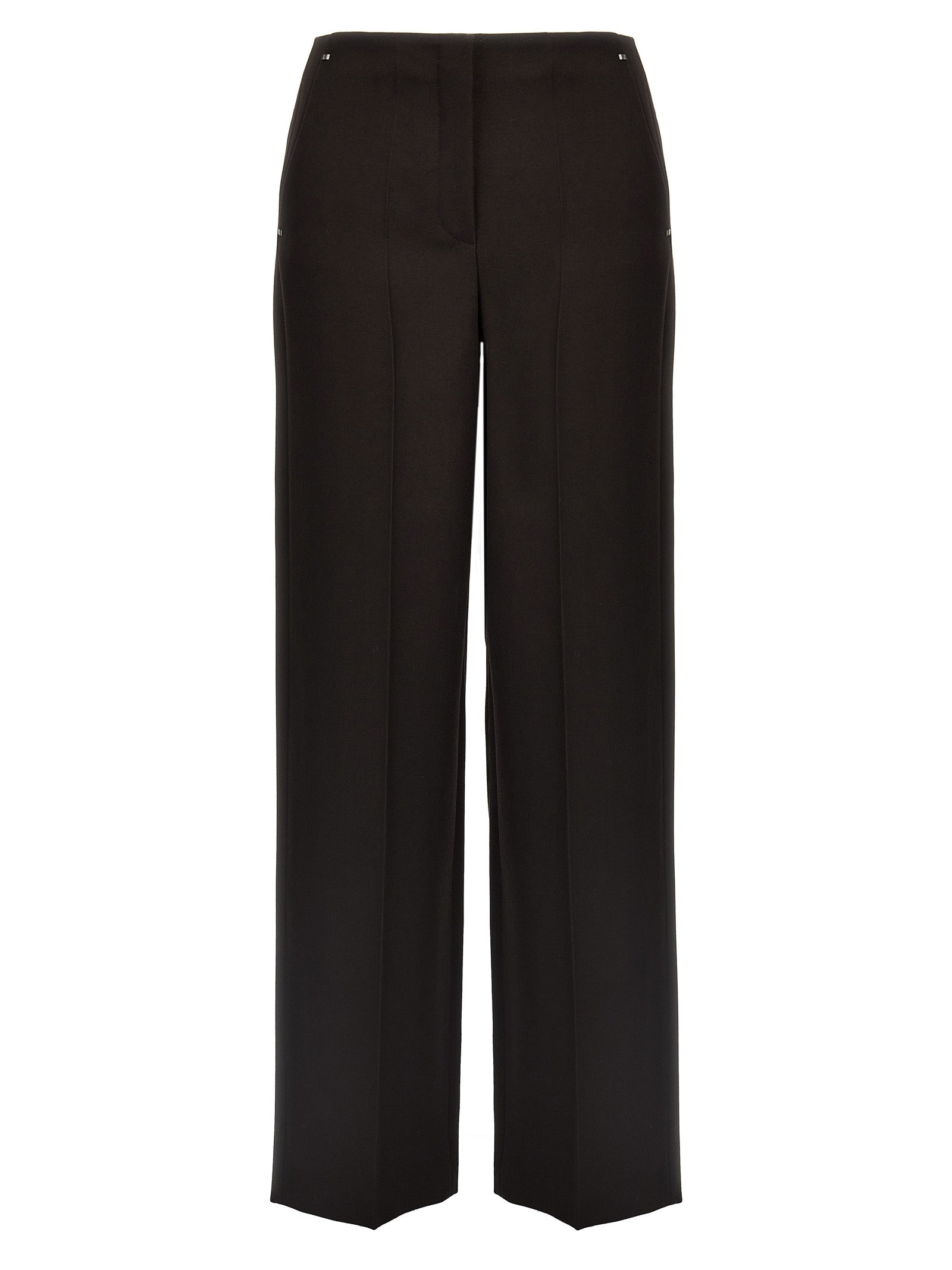 Lila Hose aus reiner Schurwolle
