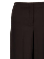 Lila Hose aus reiner Schurwolle