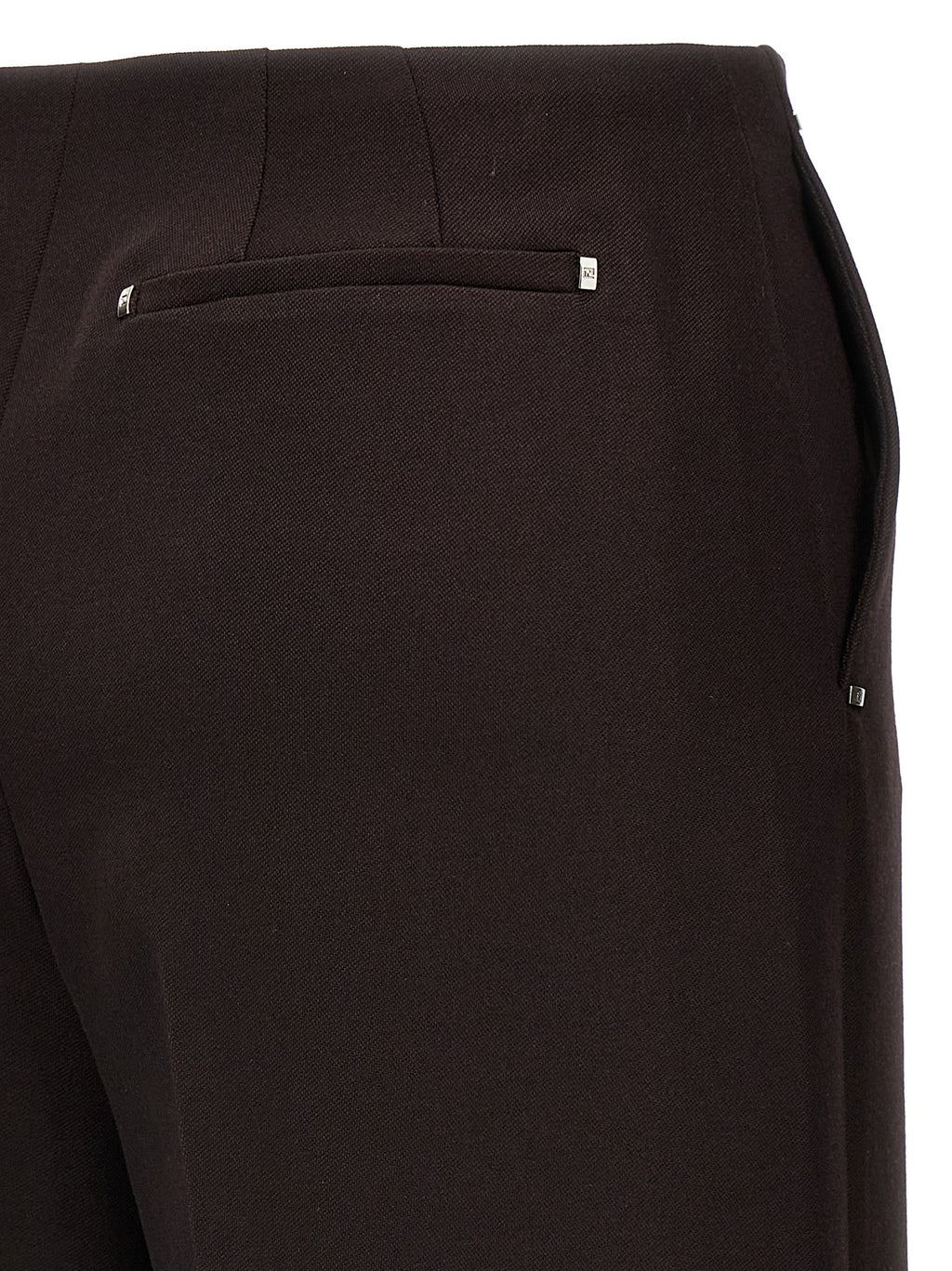 Lila Hose aus reiner Schurwolle