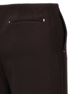 Lila Hose aus reiner Schurwolle