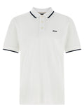 Weißes Poloshirt aus Baumwolle