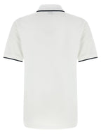 Weißes Poloshirt aus Baumwolle