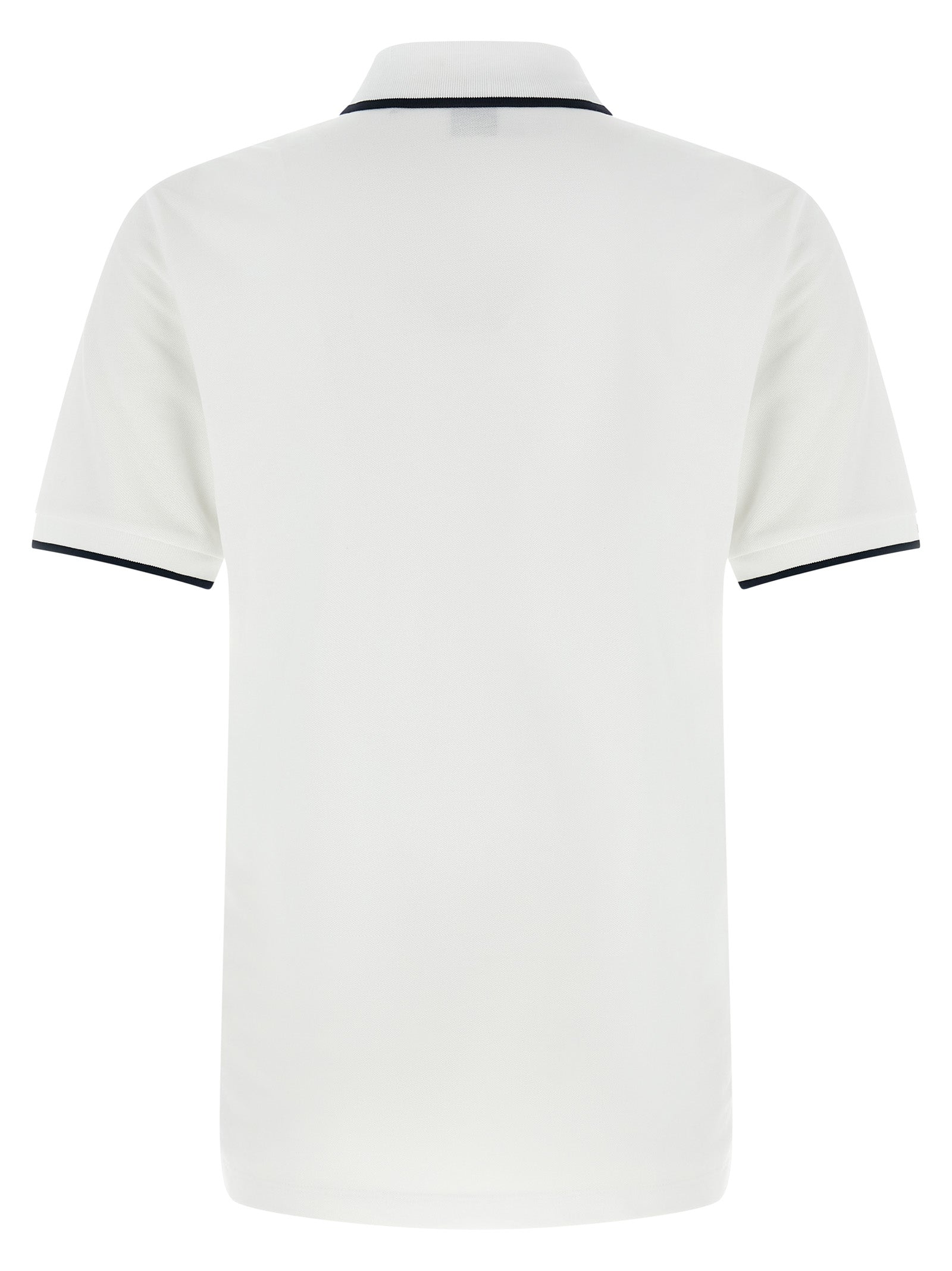 Weißes Poloshirt aus Baumwolle