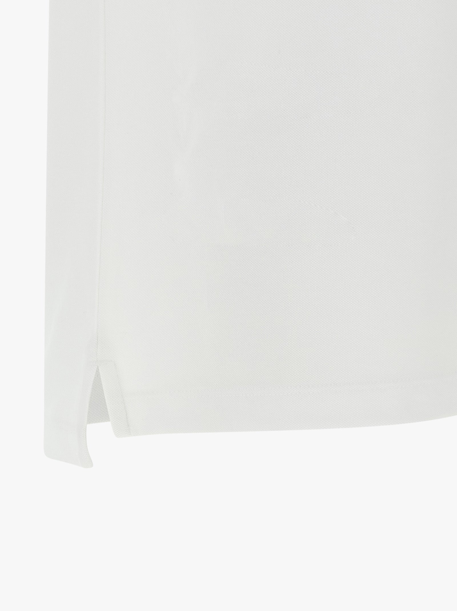 Weißes Poloshirt aus Baumwolle