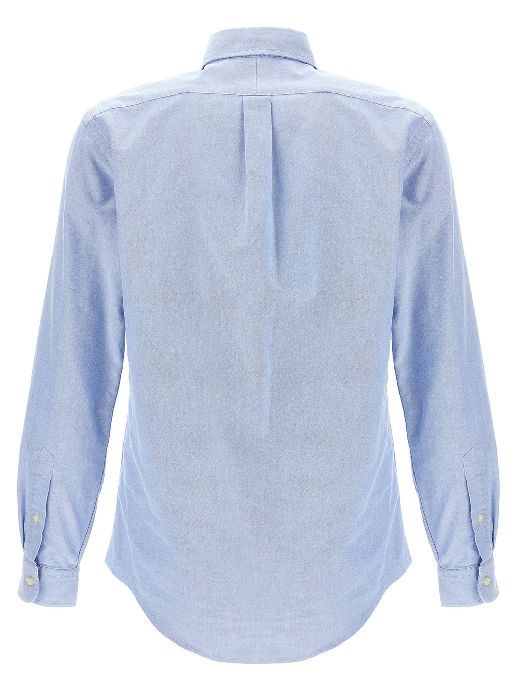 Blaue Baumwollbluse