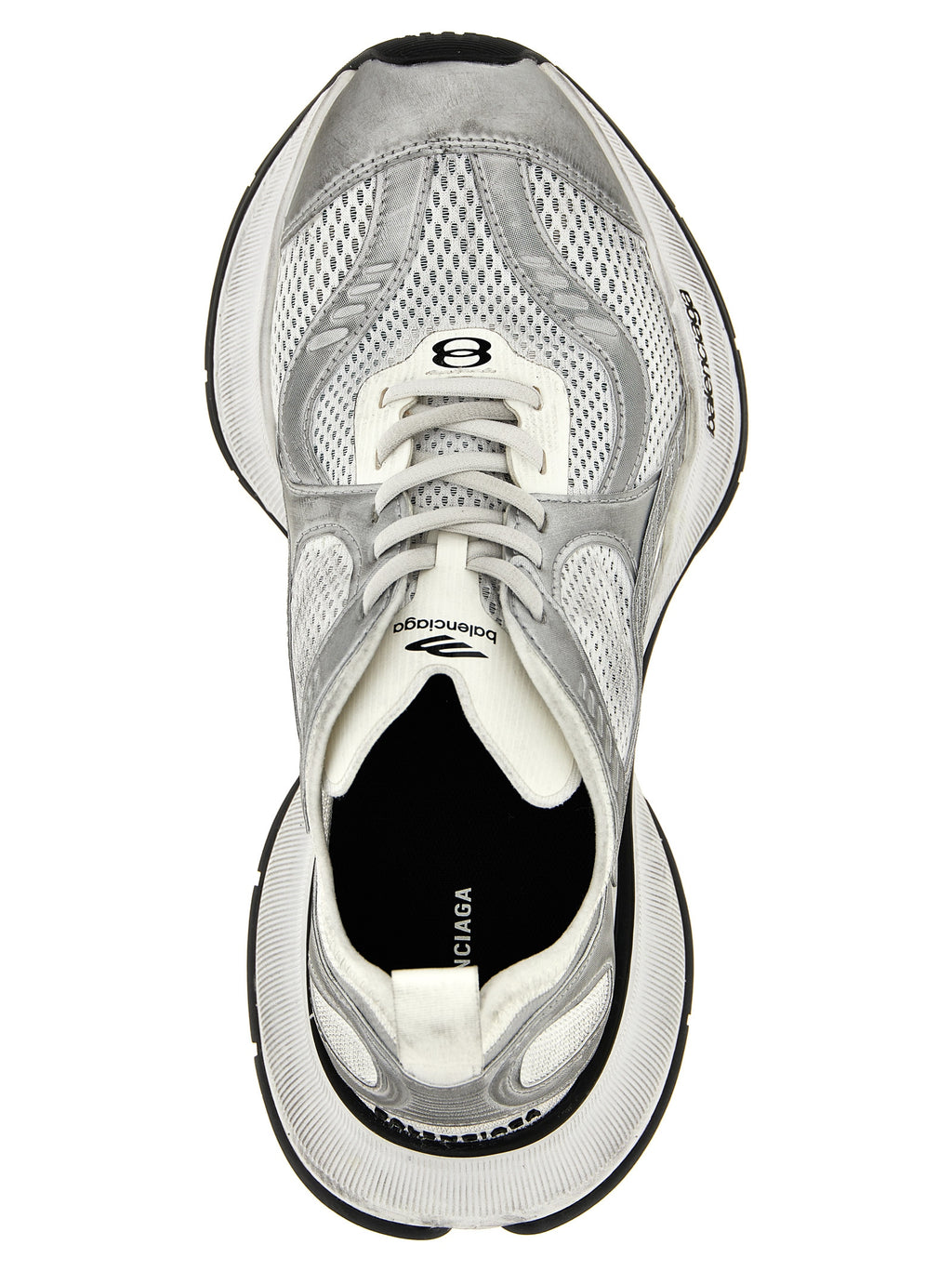 Graue Sneaker aus Polyester 303269