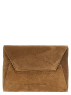 Braune Kalbsleder-Clutch