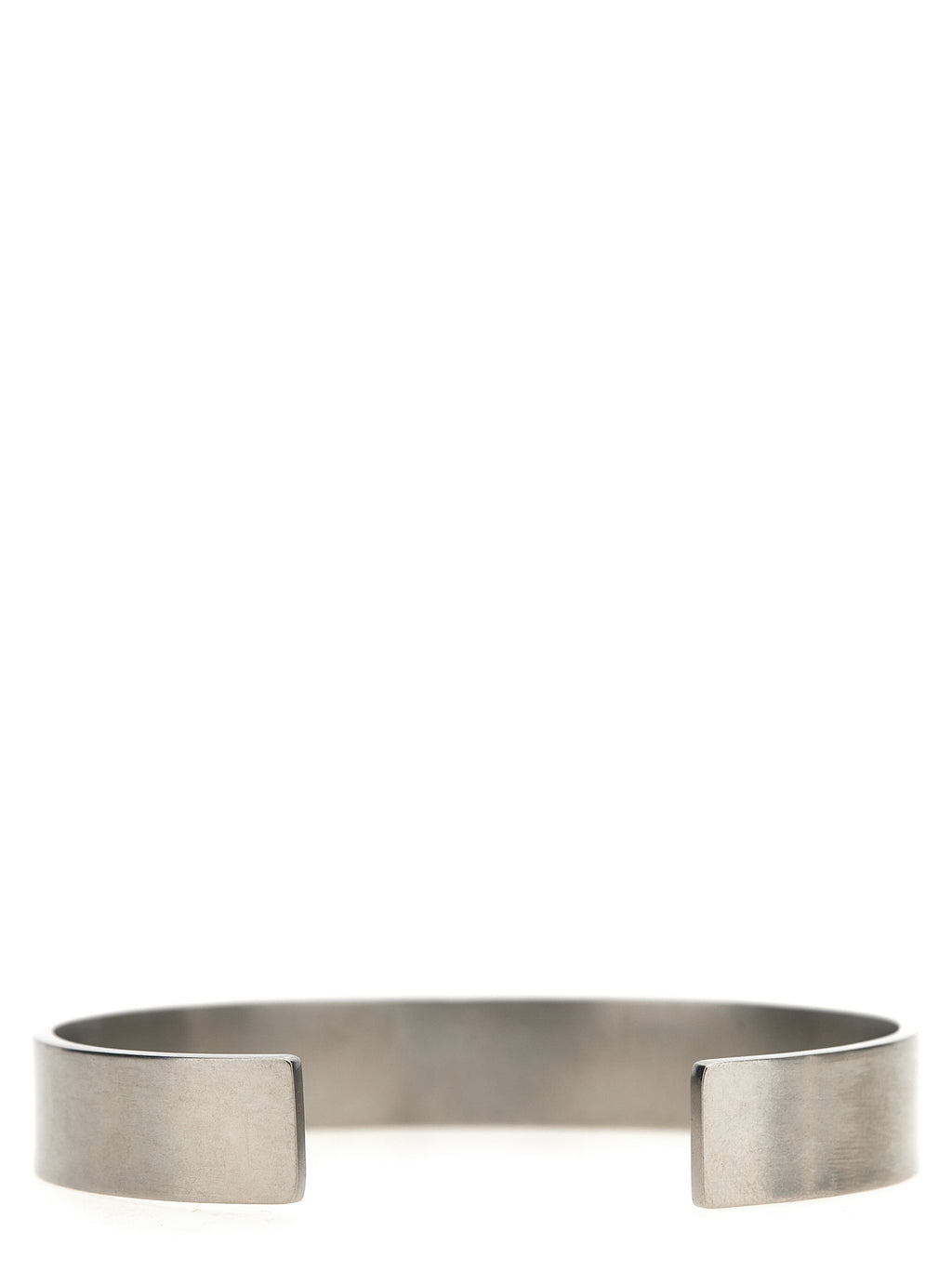 Silberner Armreif mit Logo-Gravur