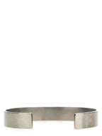 Silberner Armreif mit Logo-Gravur