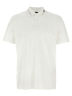 Weißes Poloshirt aus Baumwolle