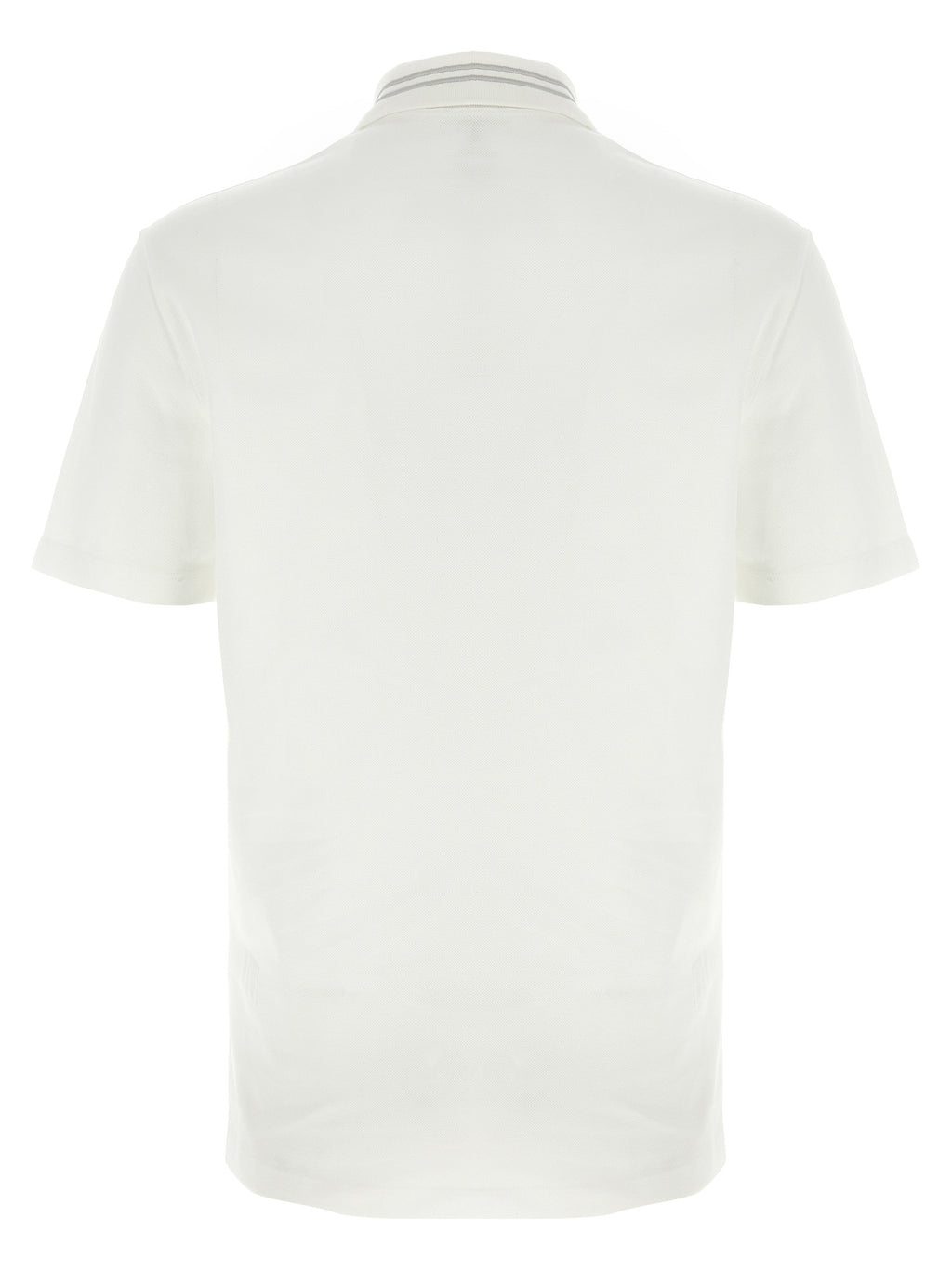 Weißes Poloshirt aus Baumwolle