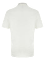 Weißes Poloshirt aus Baumwolle