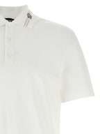 Weißes Poloshirt aus Baumwolle