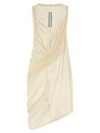 Beige Cotton Casual Dress