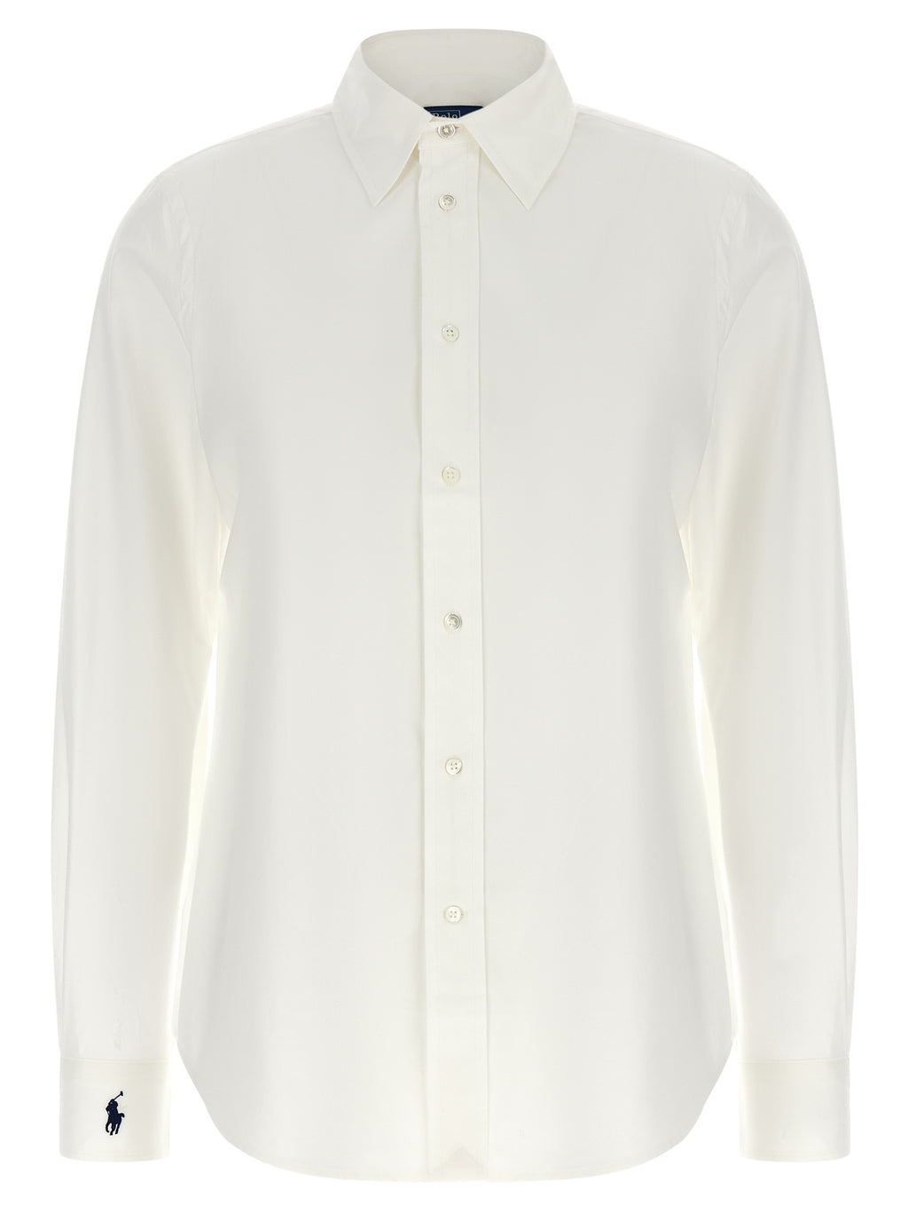 Weiße Baumwollbluse