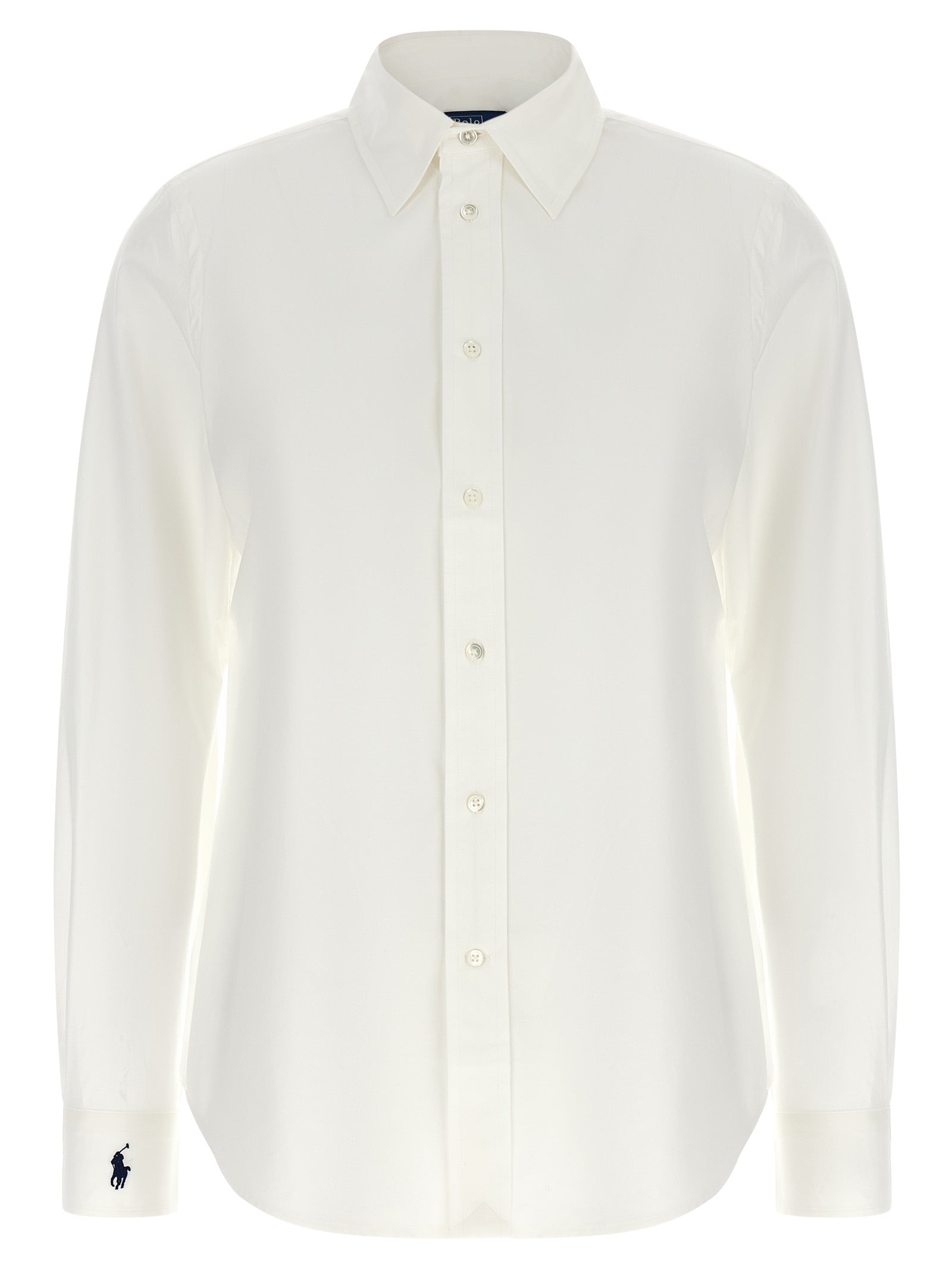 Weiße Baumwollbluse