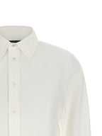 Weiße Baumwollbluse