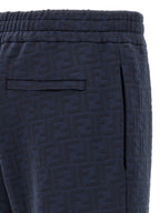 Blaue Jogginghose aus Polyester (Trainingshose)