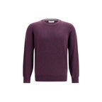 Lila Kaschmirpullover