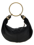 Schwarze Kalbsleder-Handtasche