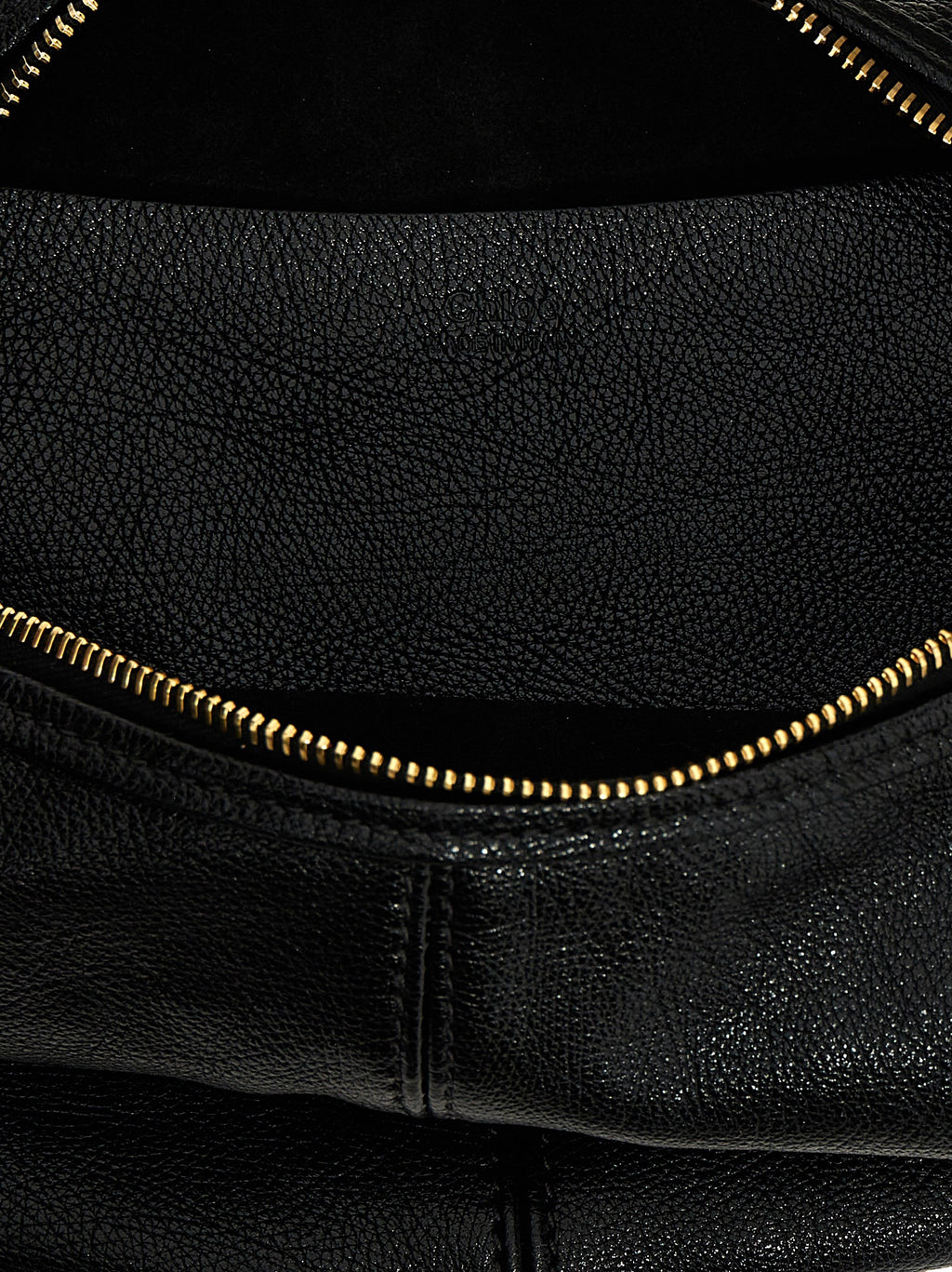 Schwarze Kalbsleder-Handtasche