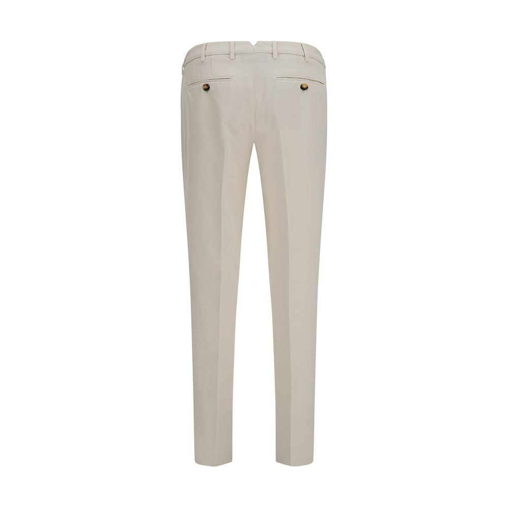 Weiße Baumwollhose im Casual-Look