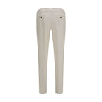 Weiße Baumwollhose im Casual-Look