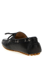 Schwarze Loafer aus Büffelleder zum Hineinschlüpfen
