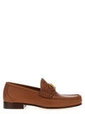 Braune Loafer aus Leder zum Hineinschlüpfen