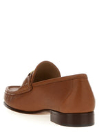 Braune Loafer aus Leder zum Hineinschlüpfen