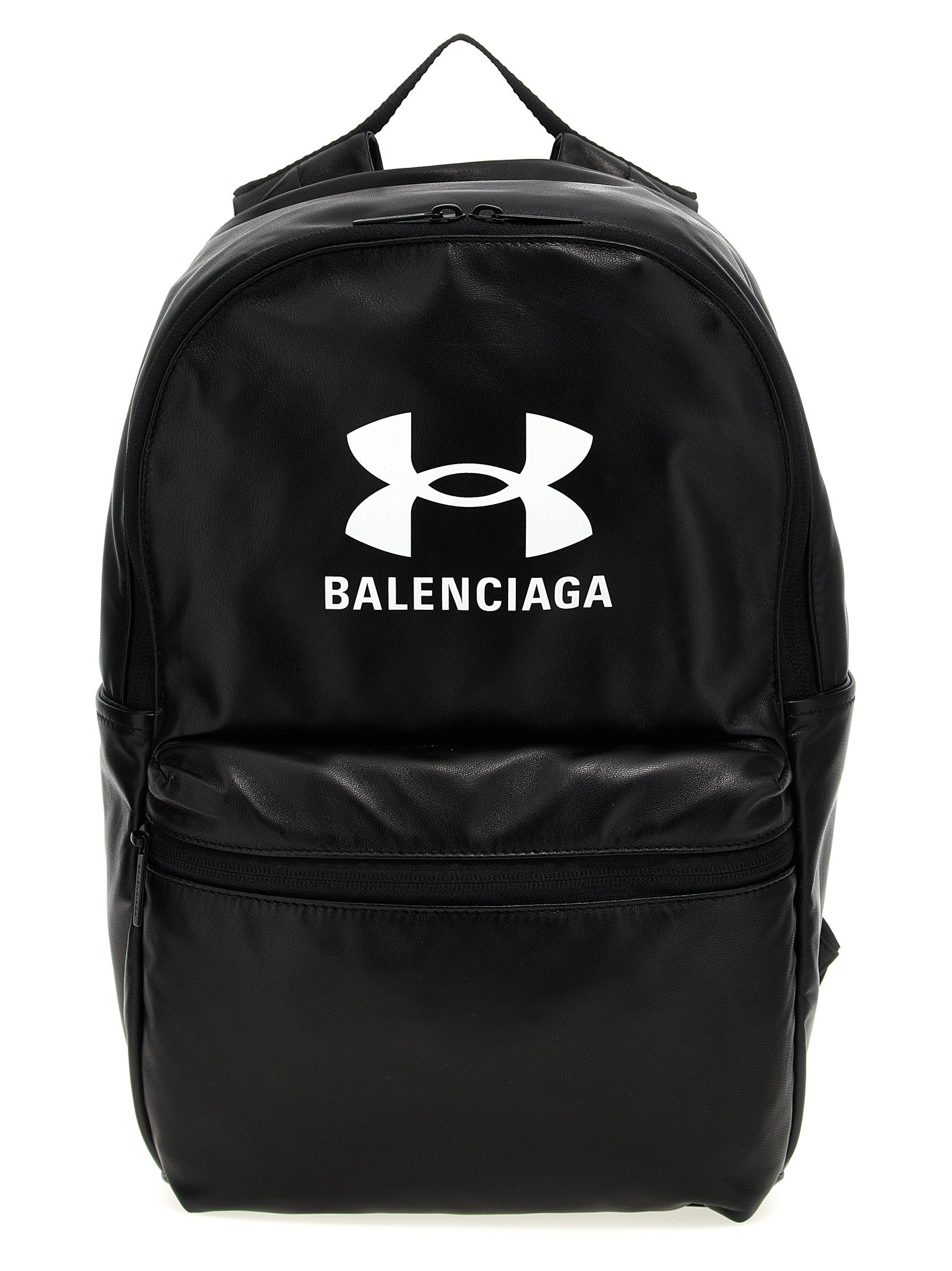 Zweifarbiger Rucksack aus Lammleder