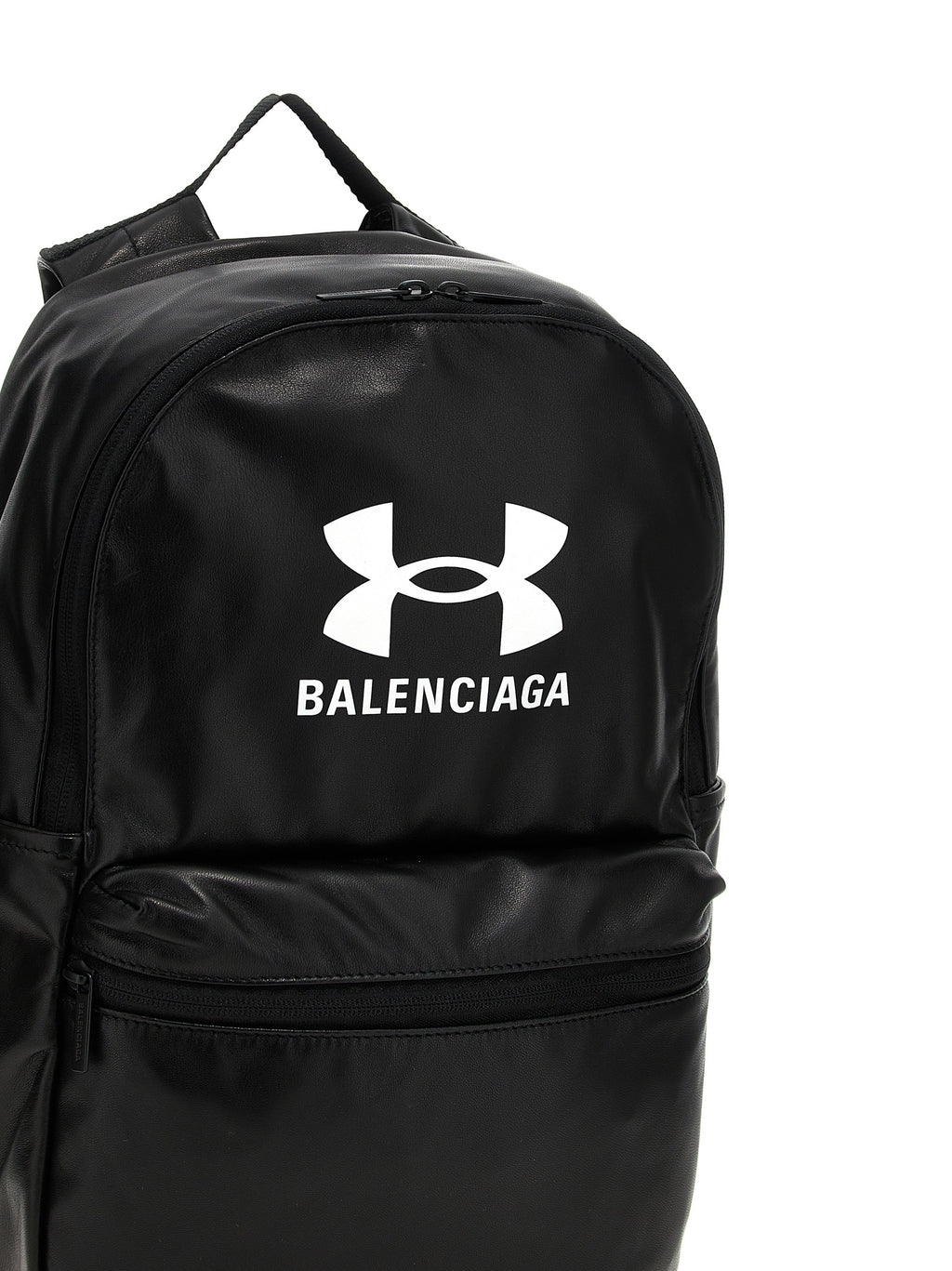 Zweifarbiger Rucksack aus Lammleder
