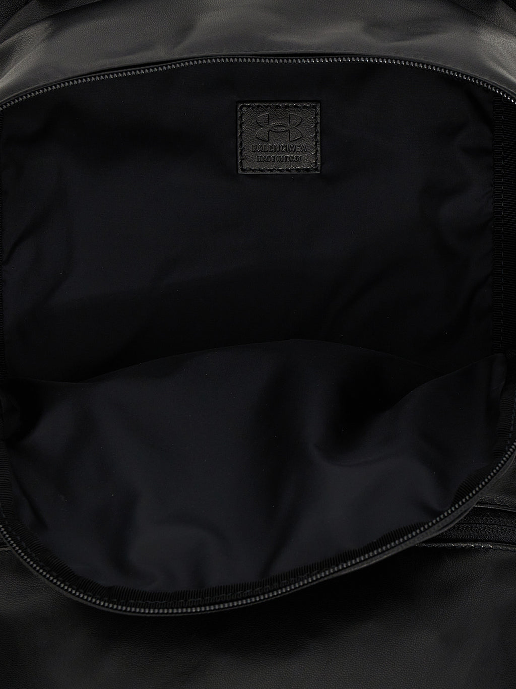 Zweifarbiger Rucksack aus Lammleder