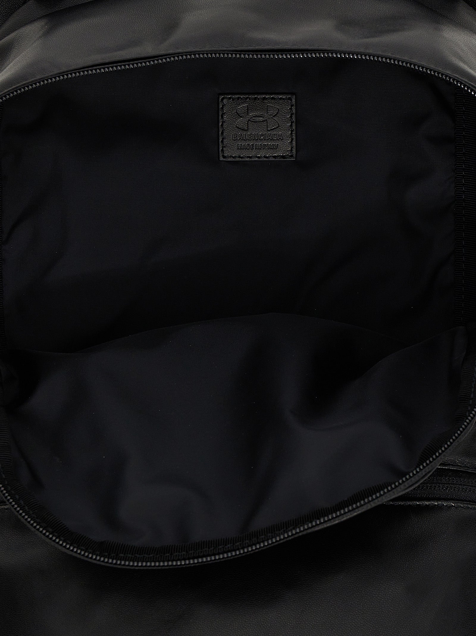 Zweifarbiger Rucksack aus Lammleder