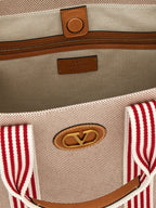Multicolor Viscose Handbag