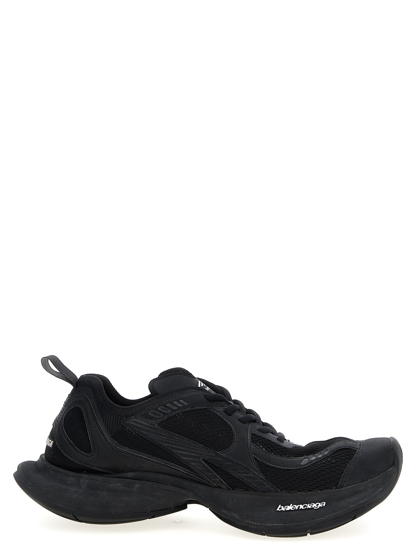 Schwarze Sneaker aus Polyester 309891