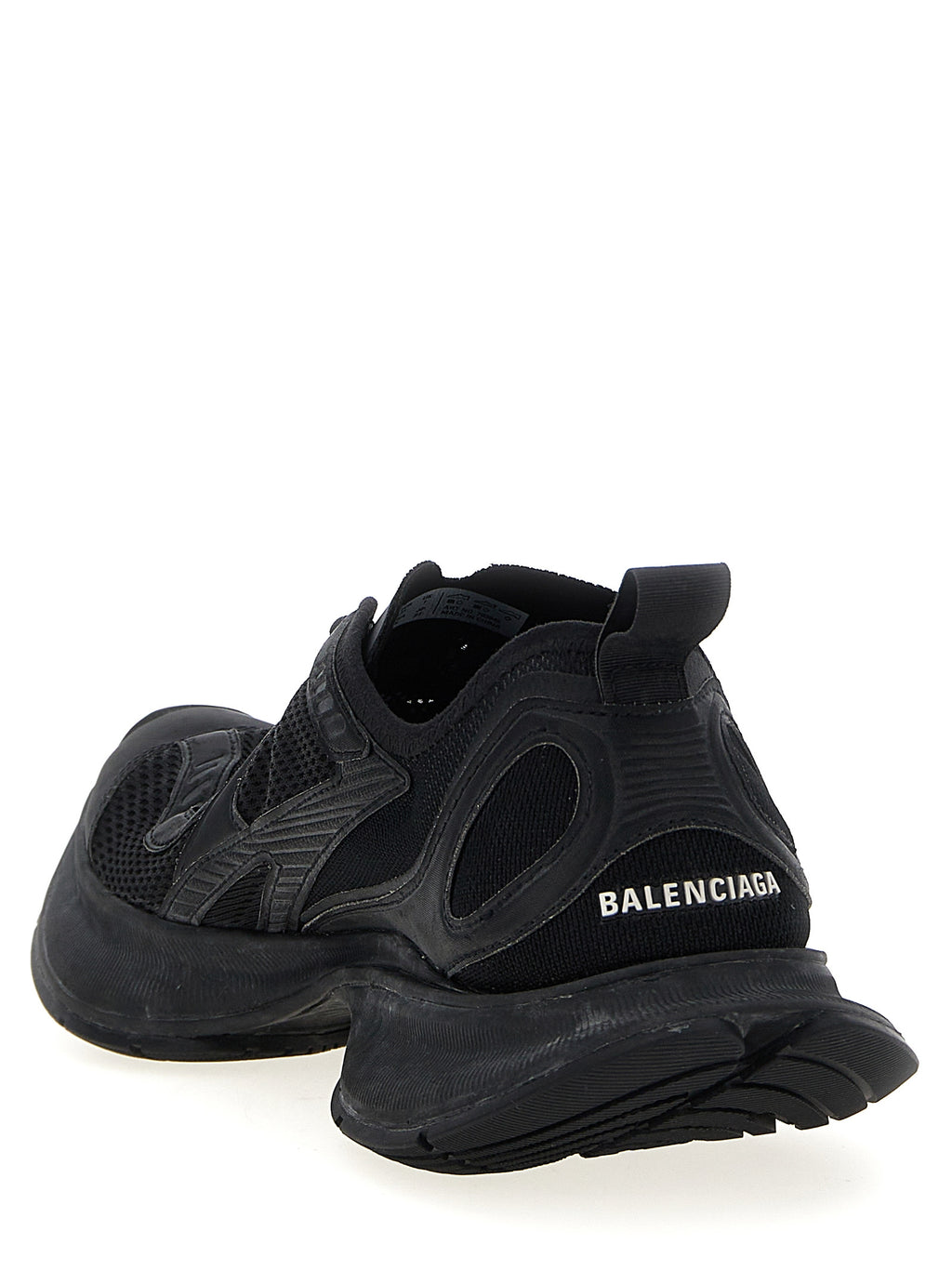 Schwarze Sneaker aus Polyester 309891