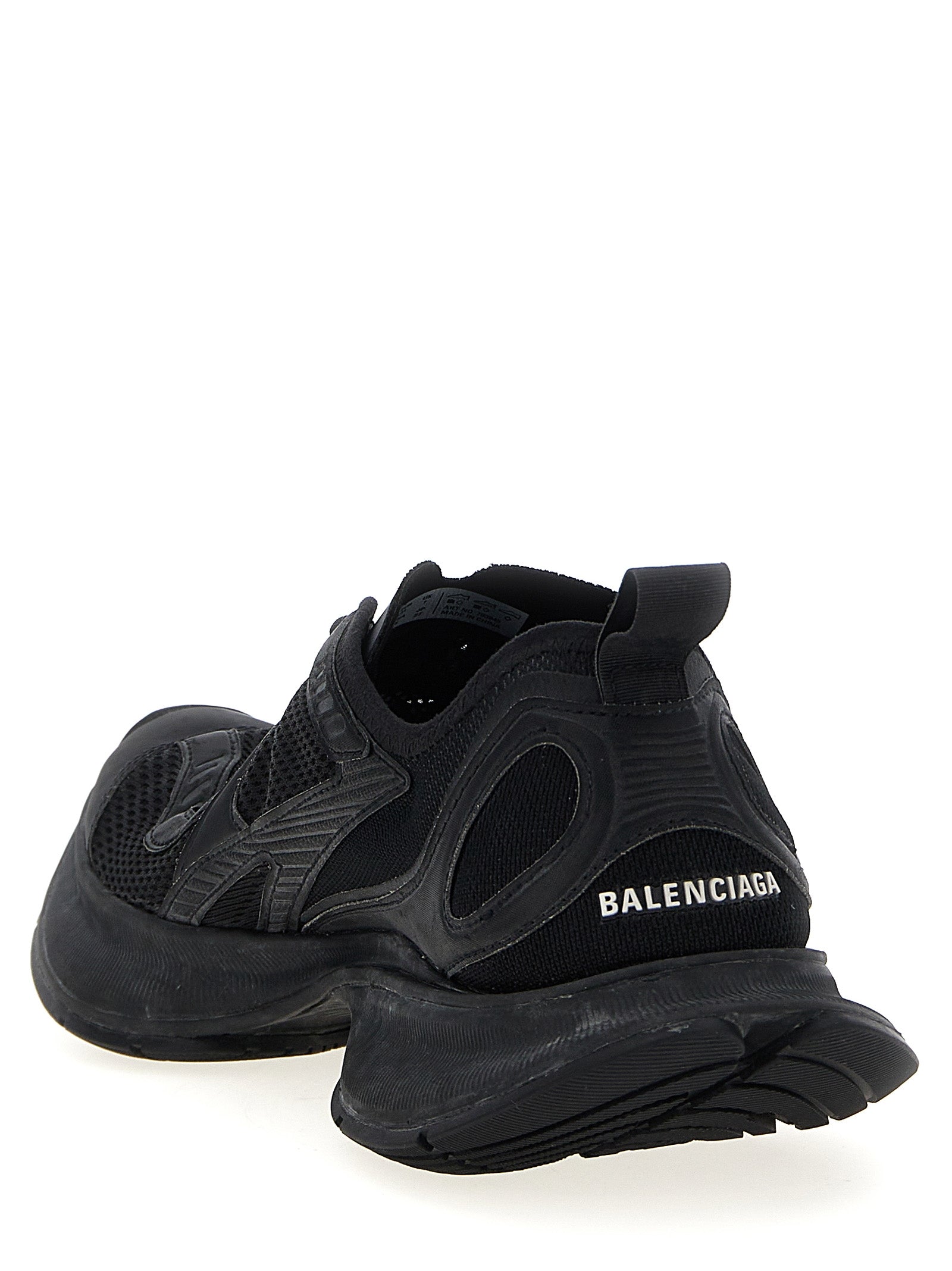 Schwarze Sneaker aus Polyester 309891