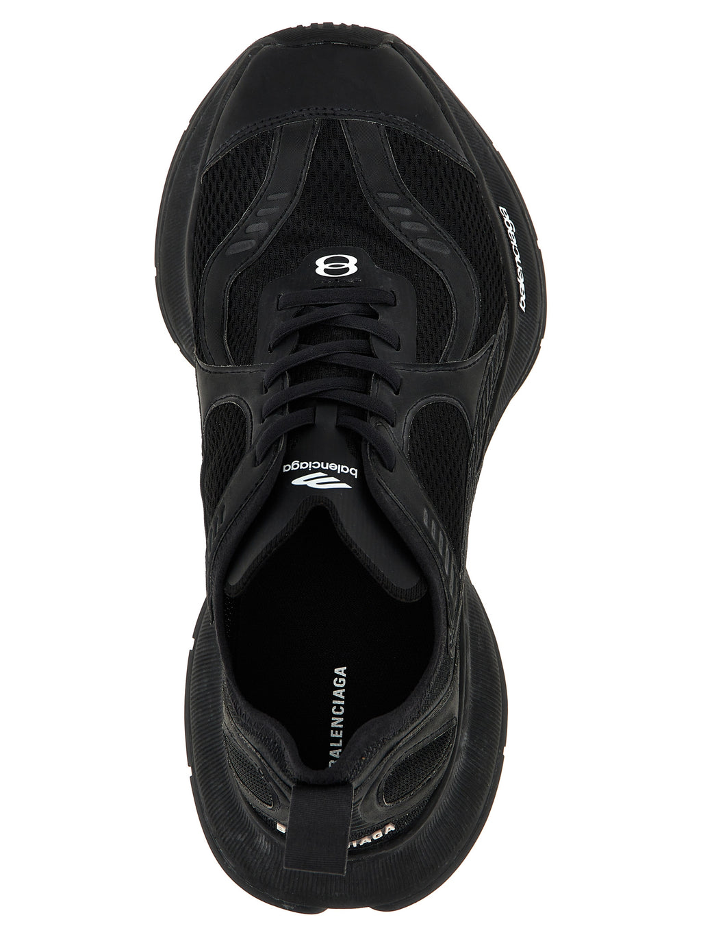 Schwarze Sneaker aus Polyester 309891