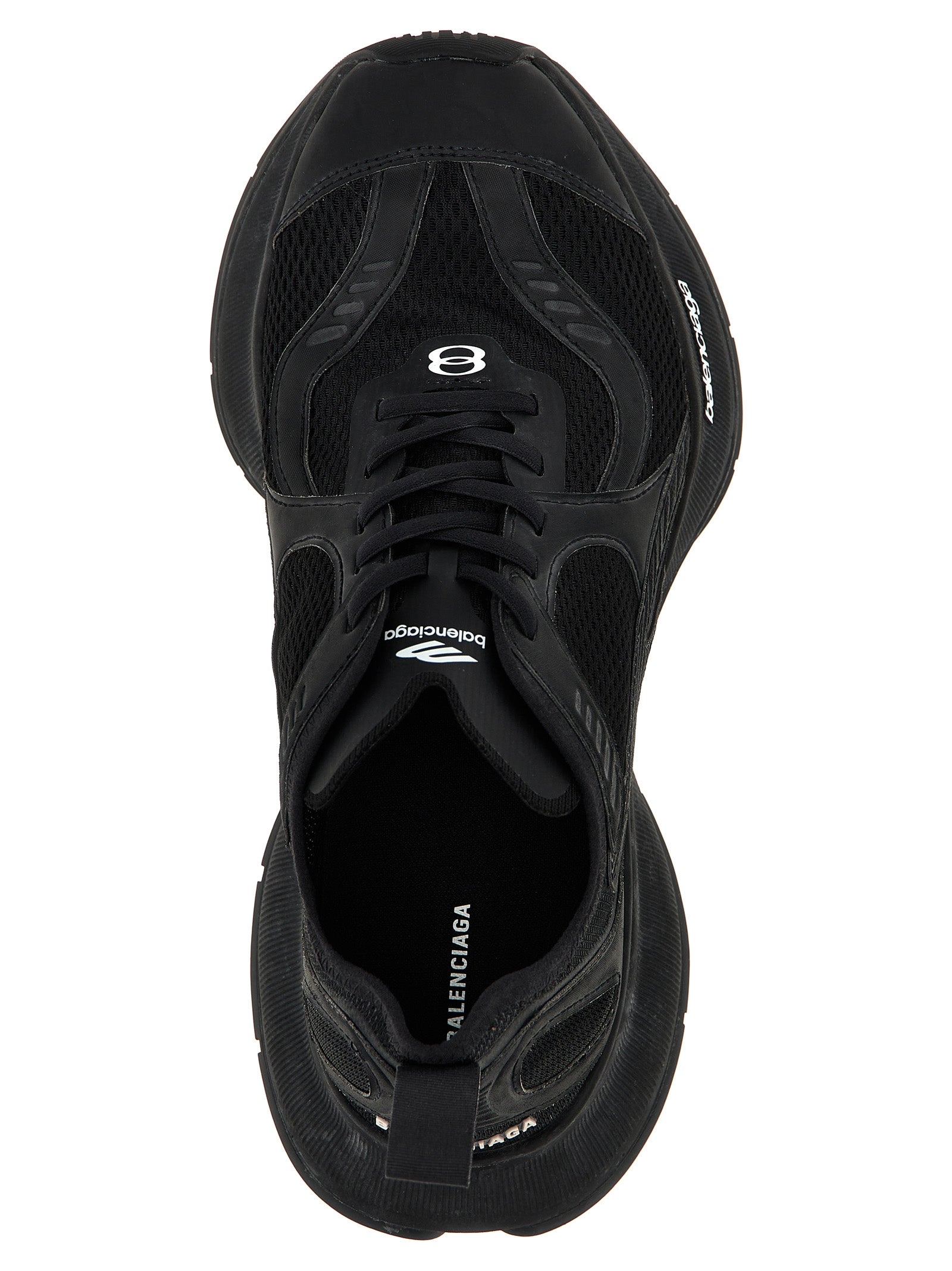 Schwarze Sneaker aus Polyester 309891