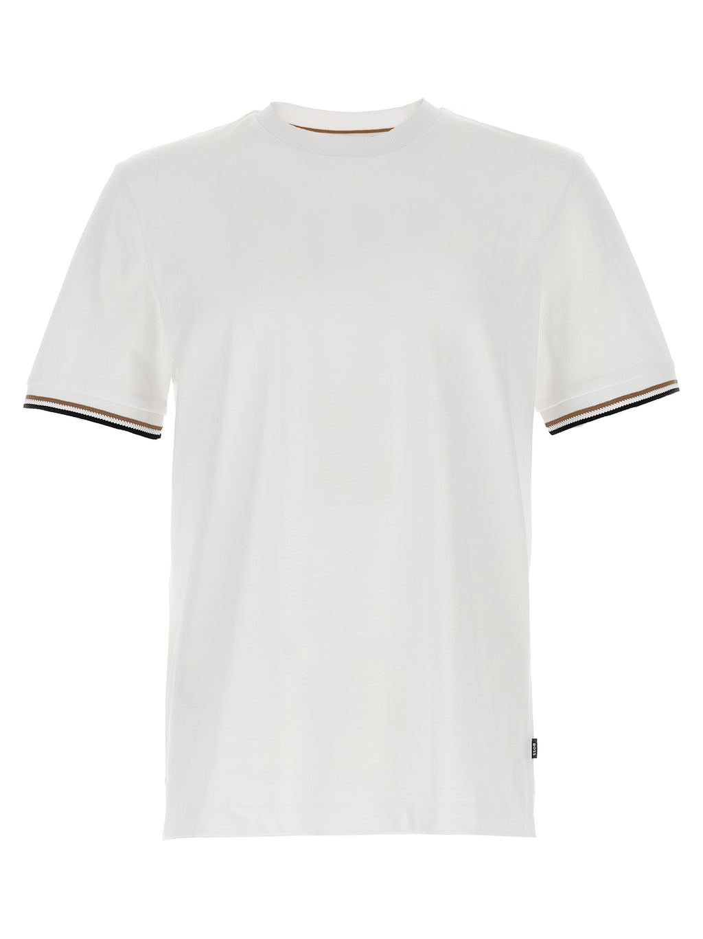 Weißes Baumwoll-T-Shirt