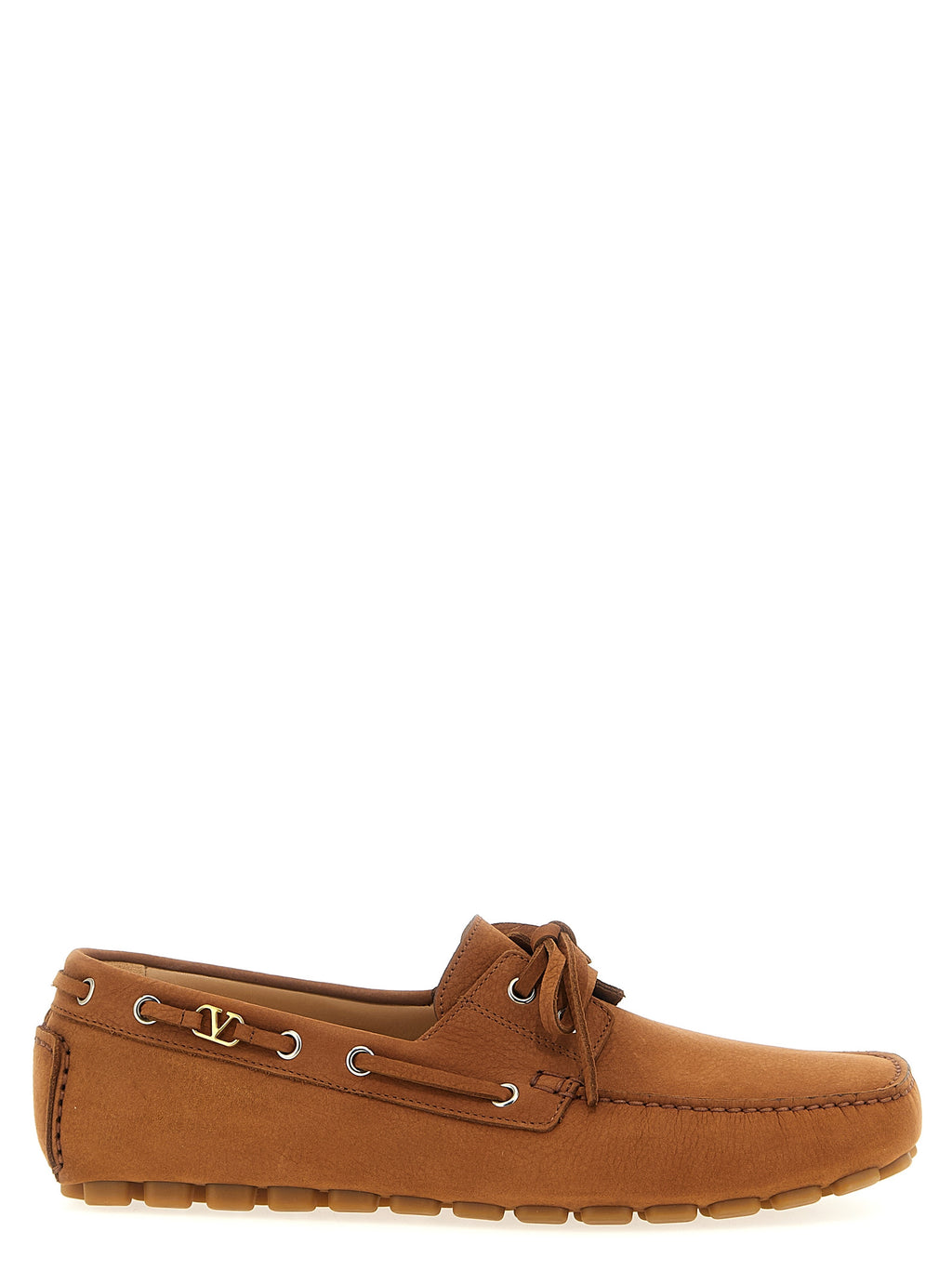 Braune Kalbsleder-Slipper
