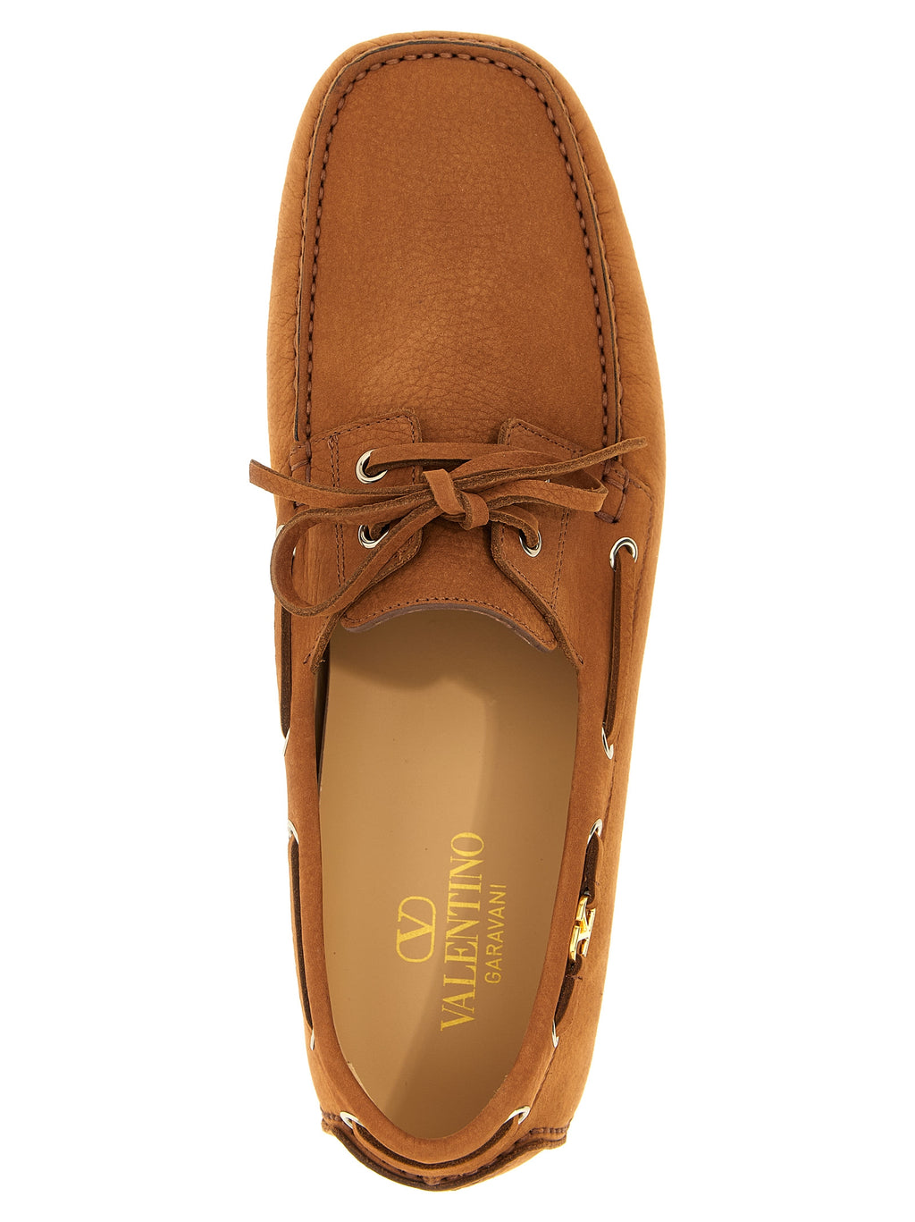 Braune Kalbsleder-Slipper