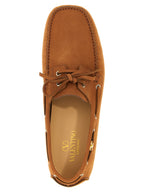 Braune Kalbsleder-Slipper