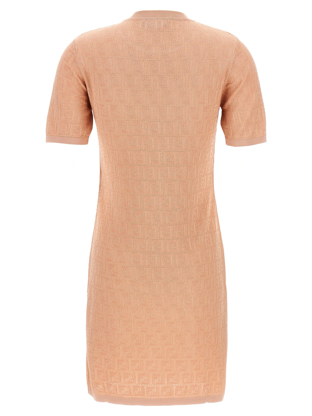 Kurzes Kleid aus mehrfarbiger Baumwolle