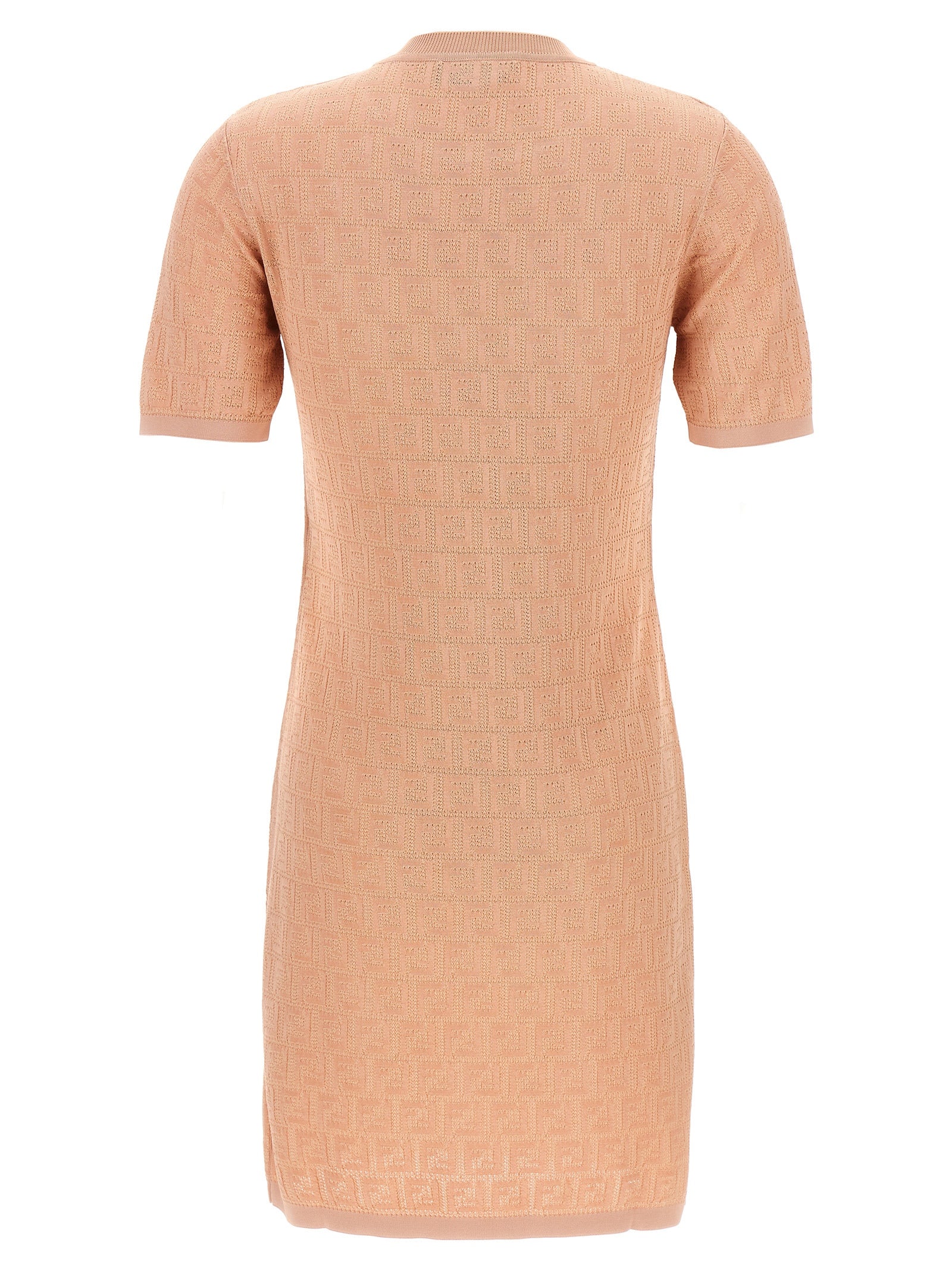 Kurzes Kleid aus mehrfarbiger Baumwolle