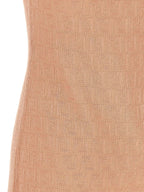 Kurzes Kleid aus mehrfarbiger Baumwolle