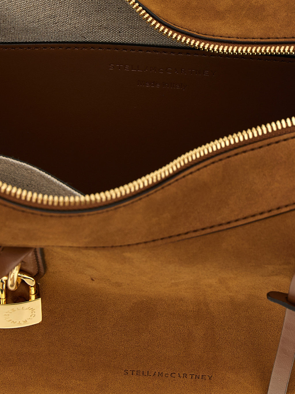 Schultertasche aus braunem Polyamid